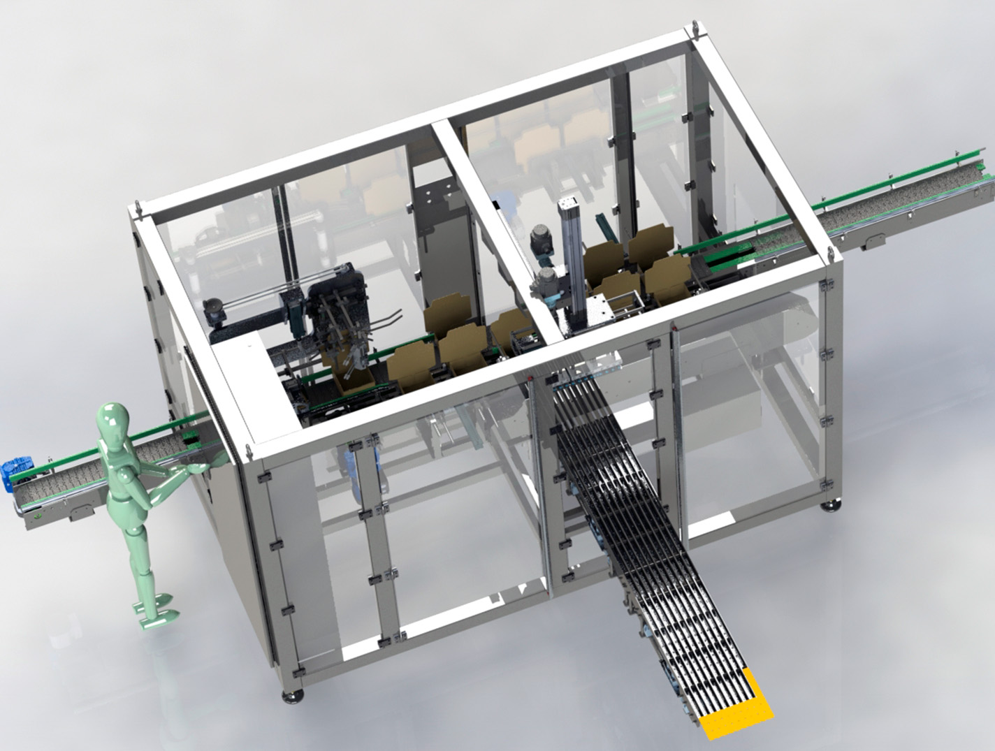 Hospitality product packaging line